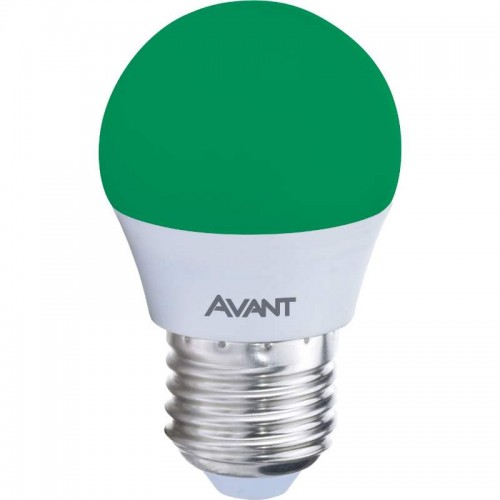 Lâmpada Bolinha LED E27 2W Bivolt Verde - Avant