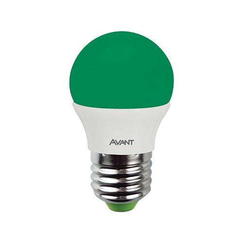 Lâmpada Bolinha LED E27 4W Bivolt Verde - Avant