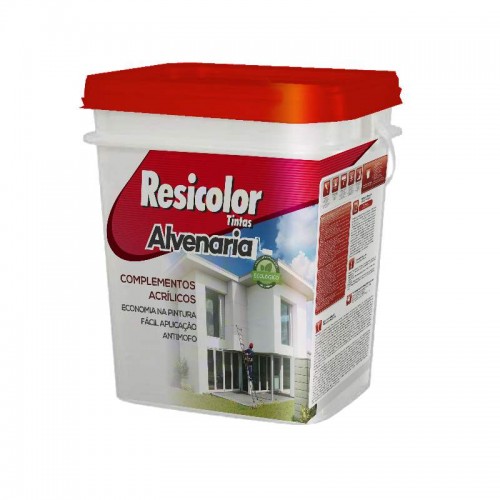 SELADOR ACRILICO PAREDE BRANCO 18LT RESICOLOR ACEITA PIGMENTAR