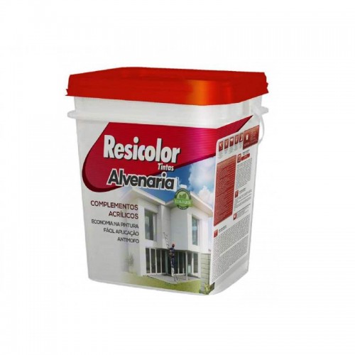 SELADOR ACRILICO PAREDE BRANCO 3,6LT RESICOLOR ACEITA PIGMENTAR