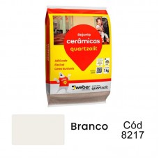 8217 - REJUNTE BRANCO 1KG QUARTZOLIT