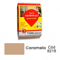 8218 - REJUNTE CARAMELO 1KG QUARTZOLIT