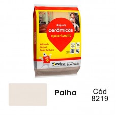 8219 - REJUNTE PALHA 1KG QUARTZOLIT