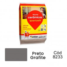 8223 - REJUNTE PT.GRAFITE 1KG QUARTZOLIT