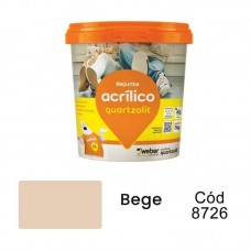 8726 - REJUNTE ACRILICO BEGE 1KG QUARTZ
