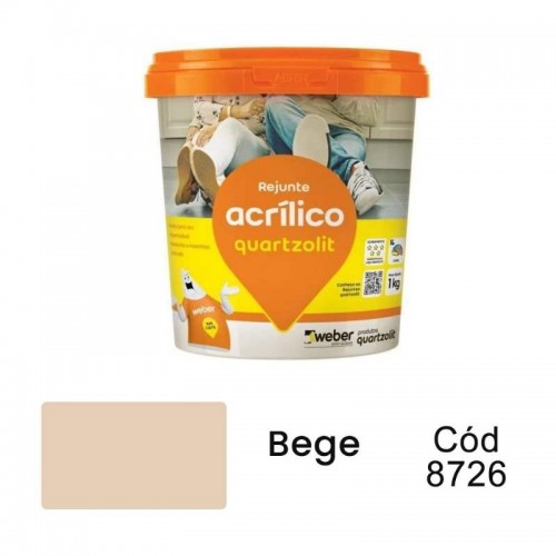 REJUNTE ACRILICO BEGE 1KG QUARTZ