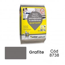 8738 - REJUNTE  PORCELANATO GRAFITE.1KG QUART