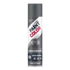 9586 - Spray Uso Geral Paint Color Cinza Escuro 400ml