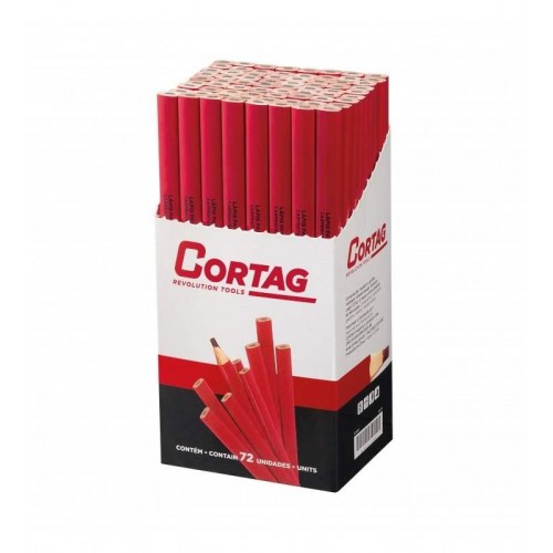 Lápis Carpinteiro c/ 72pc - Cortag