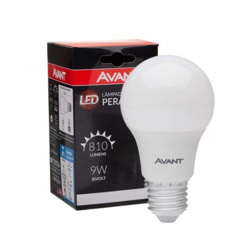 Lâmpada LED Bulbo A60 9w Branco 6500 - Avant