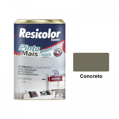 TINTA ACR.ECON.PINTA MAIS 18L CONCRETO  