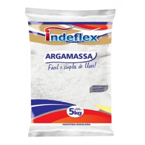 ARGAMASSA P/PORCELANATO BR. 5KG INDEFLEX