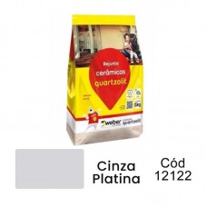 12122 - REJUNTE 5KG CZ.PLATINA QUARTZOLIT