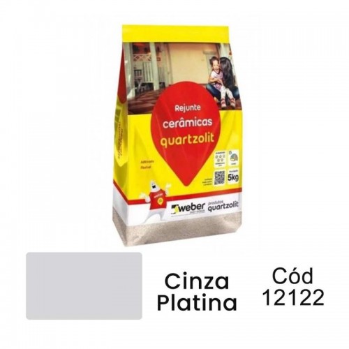 REJUNTE 5KG CZ.PLATINA QUARTZOLIT