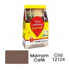 12124 - REJUNTE 5KG MARROM CAFE QUARTZOLIT