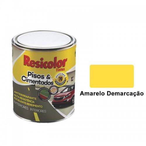 TINTA P/PISO  1/4 AMAR.DEMARC.ACETINADO