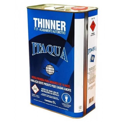 THINNER 37 AUTOMOTIVO FORTE 5 LITROS ITAQUA