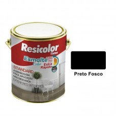 13364 - ESMALTE 3,6L SINTET.PRETO FOSCO RESICOLO
