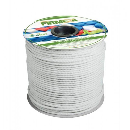 CORDA PET CARRETEL BRANCA10MM/165MT FIRMEZA
