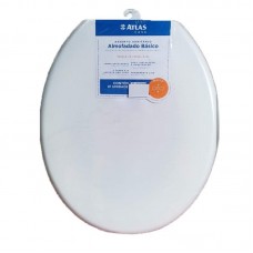 13444 - Assento Sanitário Almofadado Branco - Atlas