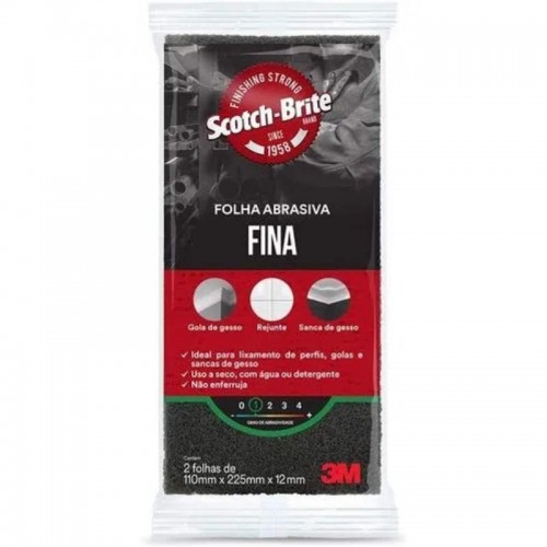FIBRA ABRASIVA SCOTCH FINA C/2 -3M