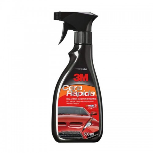 CERA LIQUIDA SPRAY RÁPIDA 3M AUTO BRILHO 500ML H0002334813