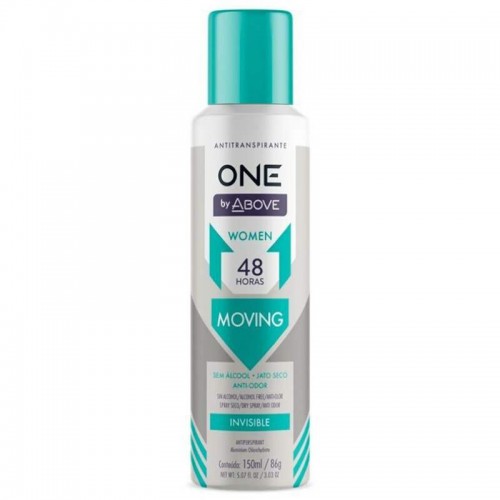 DESODORANTE ANTITRANSPIRANTE ABOVE SPRAY MOVING WOMEN 150ML/86G