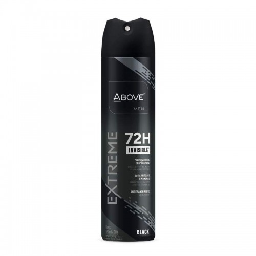 DESODORANTE ANTITRANSPIRANTE ABOVE EXTREME BLACK 72H 150ML/90G