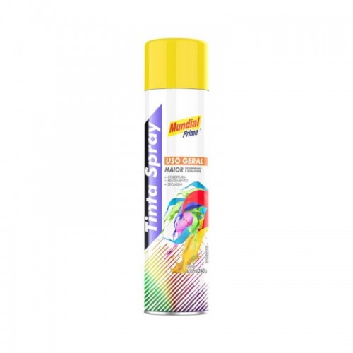 SPRAY USO GERAL MUNDIAL PRIME AMARELO 400ML