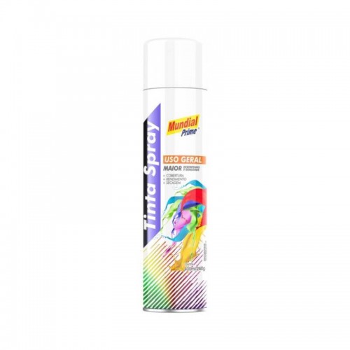 SPRAY U.GERAL MUNDIAL PRIME BRANCO BRILHANTE 400ML