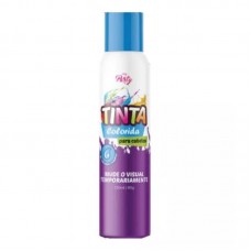 14869 - TINTA SPRAY P/CABELO TEMPORARIA AZ.NEON 150ML MY PARTY