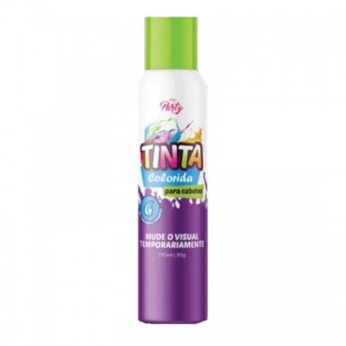 TINTA SPRAY P/CABELO TEMPORARIA VD.NEON 150ML MY PARTY