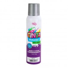 14874 - TINTA SPRAY P/CABELO TEMPORARIA PRATA 150ML MY PARTY