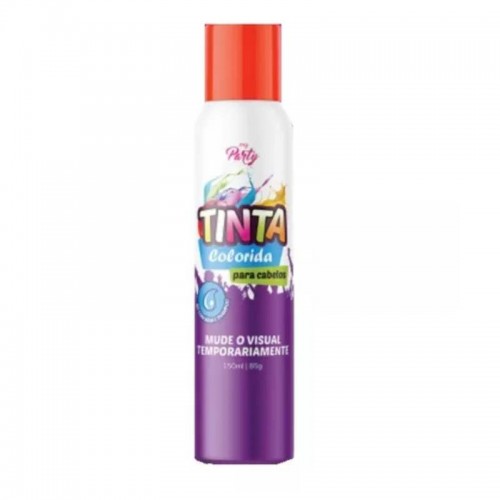 TINTA SPRAY P/CABELO TEMPORARIA VM.NEON 150ML MY PARTY