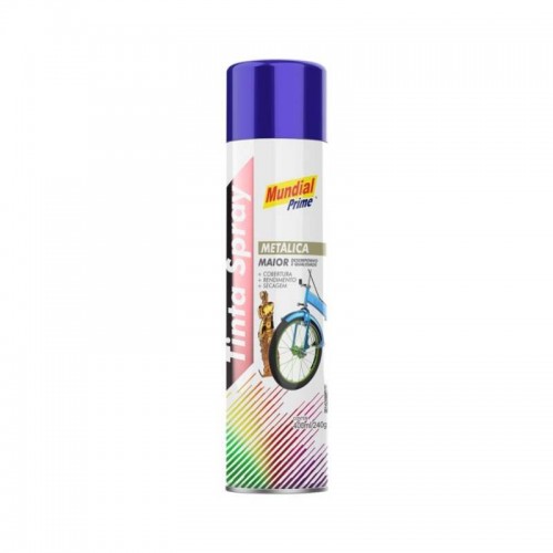 SPRAY METALICO MUNDIAL PRIME AZUL 400ML