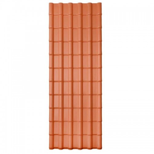 TELHA PVC PLAN CERAMICA/TERRACOTA 2,42MX0,88CM LUXTELHAS