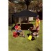 GAZEBO X-FLEX OXFORD PRETO 3X3M ALUMINIO 3576