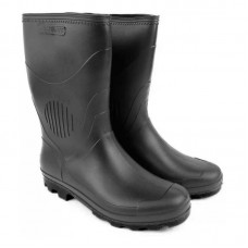 15035 - BOTA PRETA PEGA FORTE CANO MEDIO S/FORRO 34/35