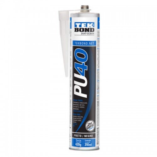 COLA POLIURETANO PU 40 PRETO 420G TEKBOND