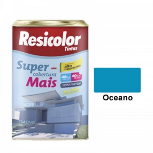 TINTA ACR.STAND. SUPER COBERTURA + 18L OCEANO FOSCO RESICOLOR