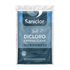 15440 - CLORO MULTI ACAO 3X1GRANULADO 1KG DICLORO CRYSTAL CLEAR  SANICLOR