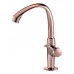 TORNEIRA LAVATORIO BICA ALTA MOVEL MESA ABS ROSE GOLD 1/4 VOLTA LINEA TIGRE 