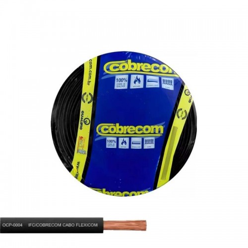 CABO FLEX COBRECOM  1,5MM PRETO