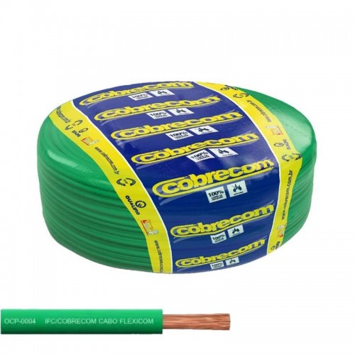 CABO FLEX COBRECOM  1,5MM VERDE