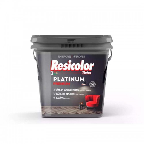 TINTA ACR.PREMIUM PLATINUM 16L BR-FOSCO RESICOLOR