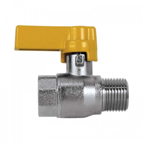 VALV.ESFERA LATAO GAS HORIZONTAL 1/2X1/2 MACHO/FEMEA  HIGIBAN