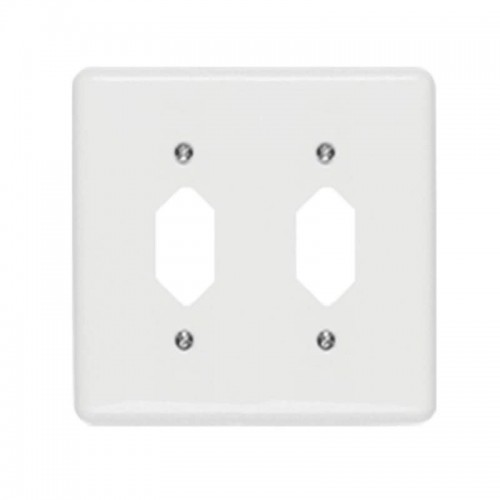 PLACA STYLUS 4X4 2 TOMADAS DISTANCIADAS 248-E1 ILUMI