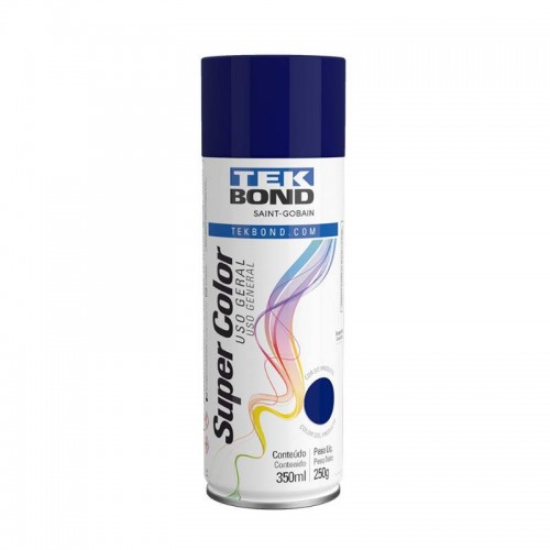 SPRAY USO GERAL TEKBOND AZUL ESCURO 350ML/250G