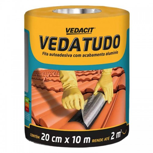 FITA VEDATUDO 20CMX10M VEDACIT 