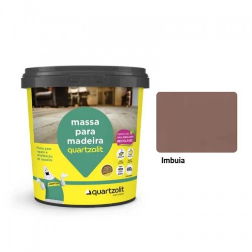 MASSA P/MADEIRA IMBUIA 400G F12 QUARTZOLIT